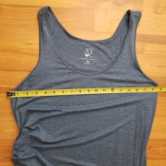 NY&C Sleeveless Ruched Maxi Dress NWT - Picture 4 of 9